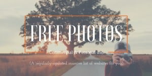 List of websites with free photos for commercial and personal use