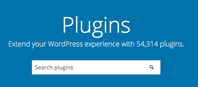 Number of WordPress plugins