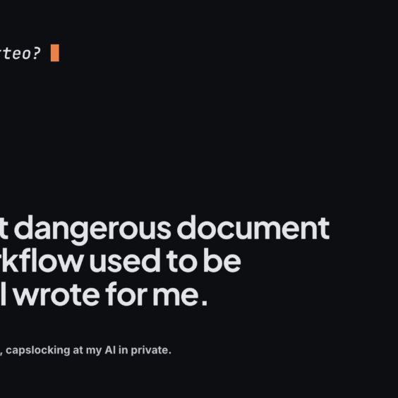 The most dangerous document in my workflow used to be the one AI wrote for me