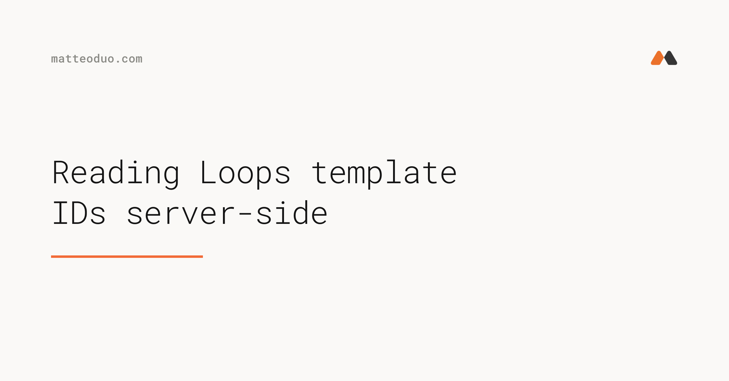 Reading Loops template IDs server-side: a diagnostic lookup mode for a serverless function